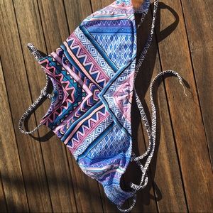 High neck bikini top